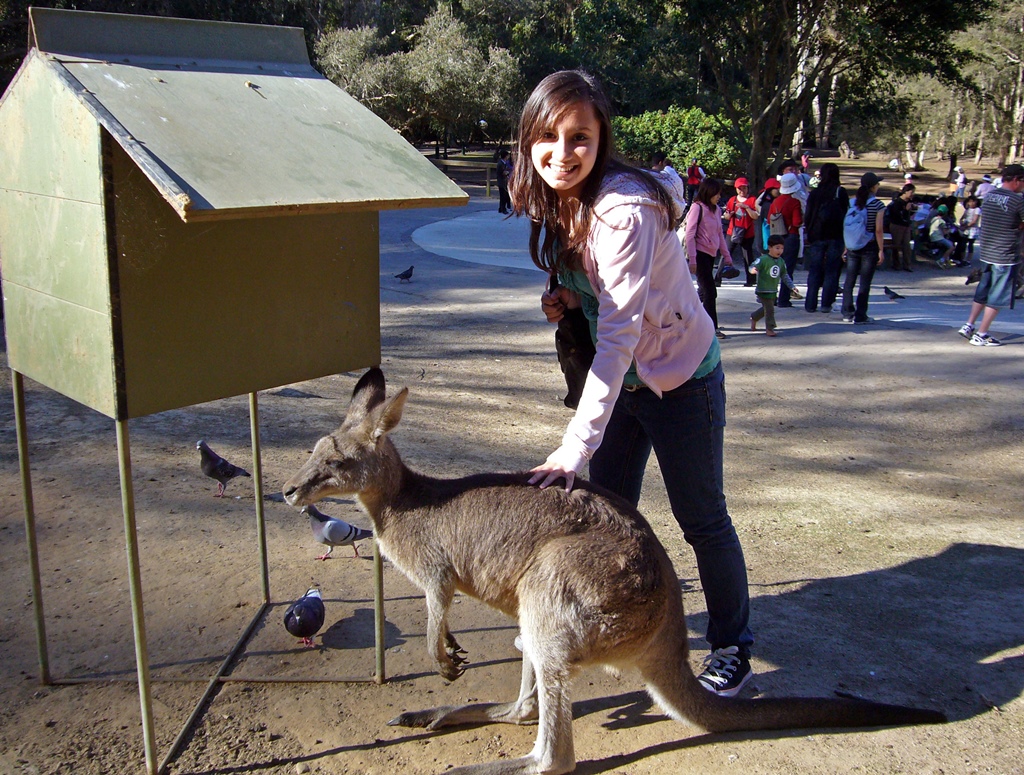 Connie with Kangaroo